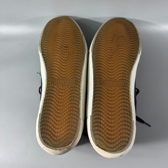 Vince Parker Low Top Sneakers in Coastal Blue Suede, Size US 10.5 - Picture 9 of 14